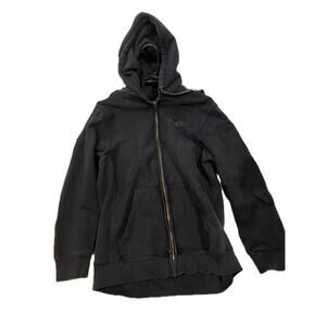 Very Thick Fedex Black Full Zip Up Hoodie Mens Medium